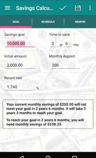 Savings Calculator 2