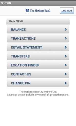 The Heritage Bank Mobile App 2