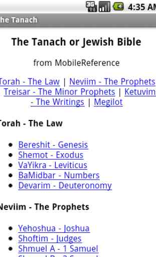 The Tanach or Jewish Bible 1