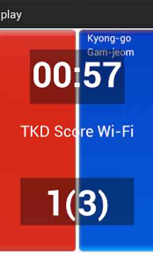 TKD Scoring Wi-Fi Display 2