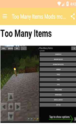 Too Many Items Mods mcpe' 3