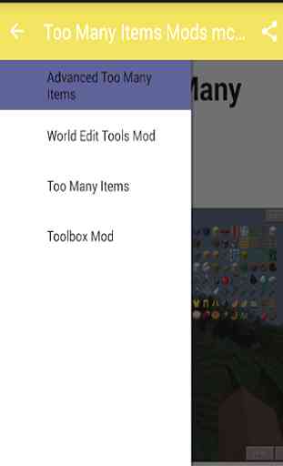 Too Many Items Mods mcpe+ 2