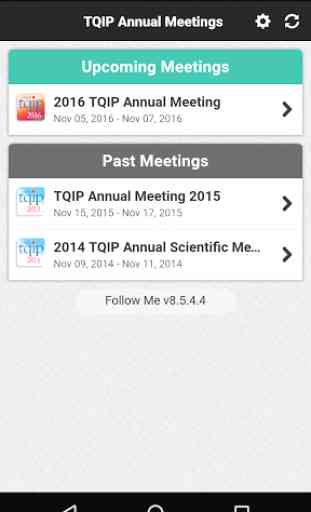 TQIP Annual Meetings 2