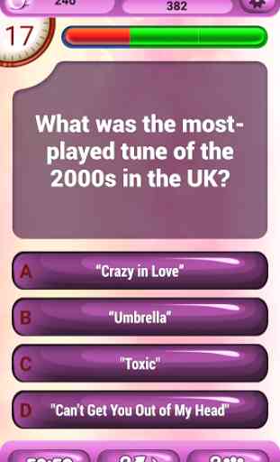 2000s Music Trivia Quiz 4