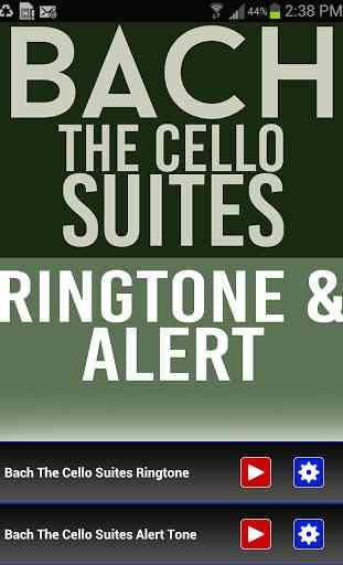 Bach The Cello Suites Ringtone 1