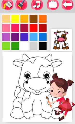 Cow Coloring 4