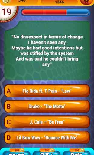 Guess The Lyrics Rap Quiz 3