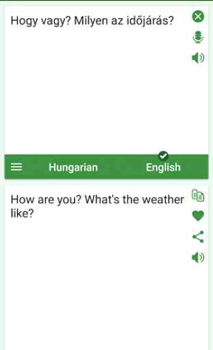 Hungarian - English Translator 2