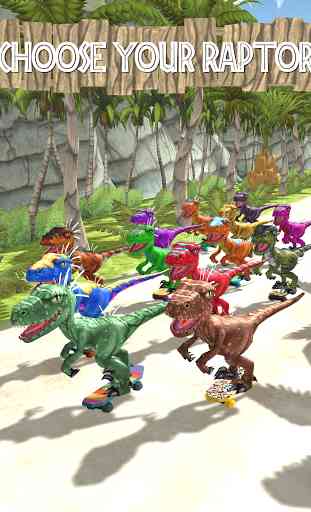 Jurassic Dino Raptor Skate 4