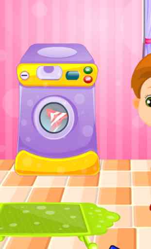 Little Kid Washing Clothes 4