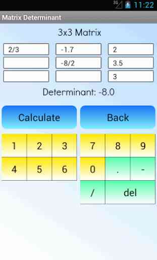 Matrix Determinant Calculator 1