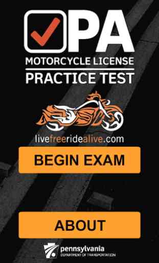 PA Motorcycle Practice Test 1