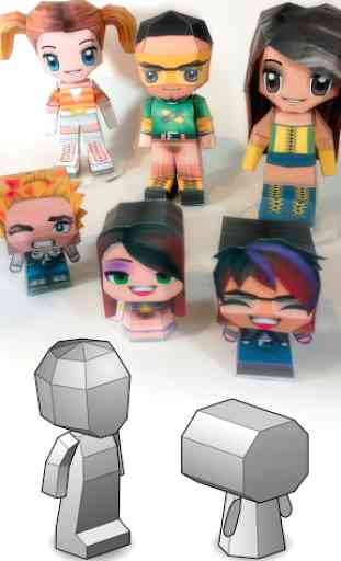 PaperChibi Lite 3D Papercraft 4