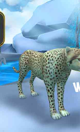 Snow Wild Leopard Attack Sim 1