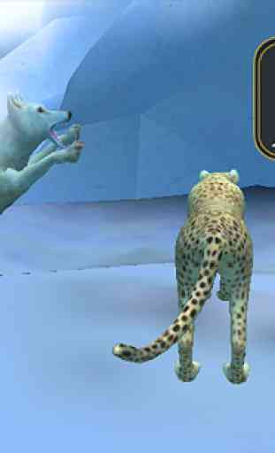 Snow Wild Leopard Attack Sim 3