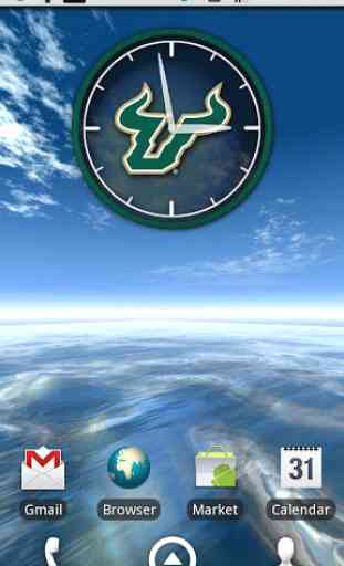 South Florida Bulls Clock 3