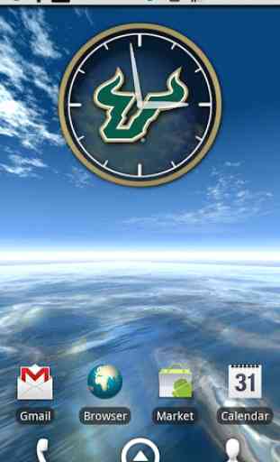 South Florida Bulls Clock 4