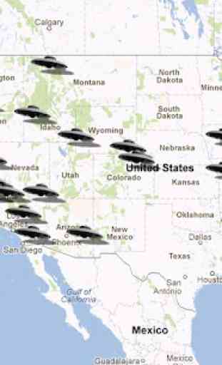 UFO activity map, ufo tracker! 1