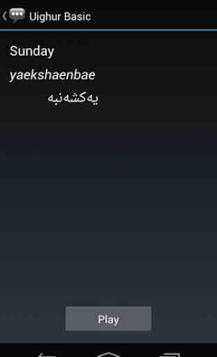Uighur Basic Phrases 3
