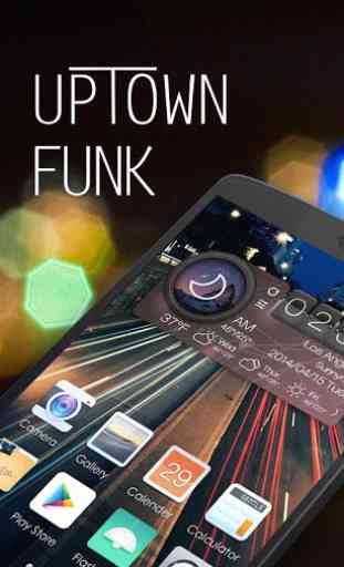 Uptown Funk GO Launcher Theme 1