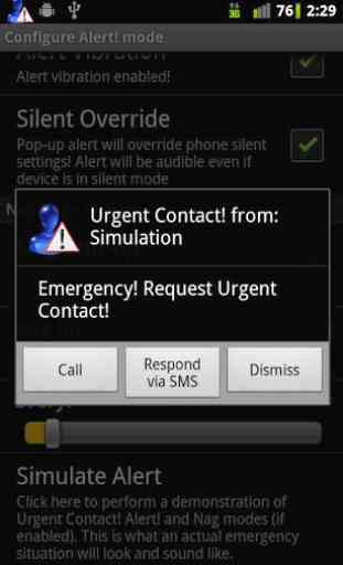 Urgent Contact! lite 2