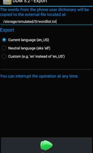 User Dictionary Manager (UDM) 3