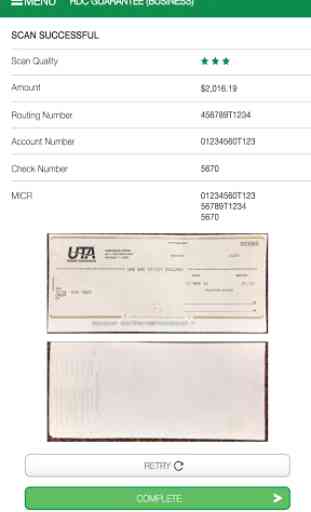 UTA Mobile Deposit 1