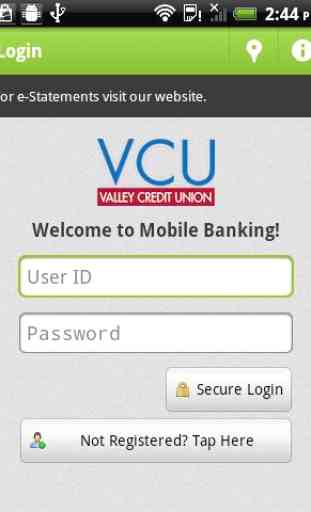 Valley Credit Union Mobile 1