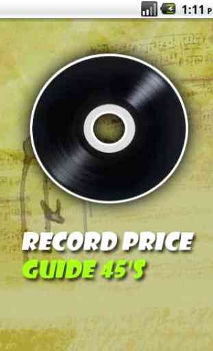 Vinyl Record Price Guide 45's 1