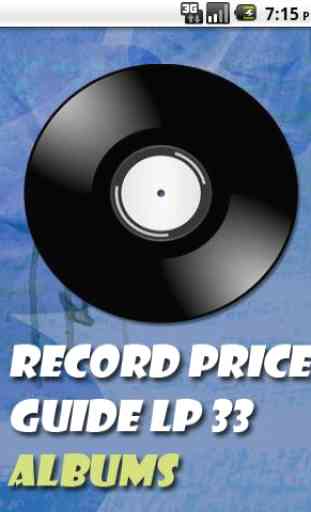 Vinyl Record Price Guide LP 33 1
