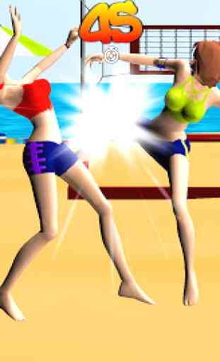 Volleyball Beach Girl Fight 4