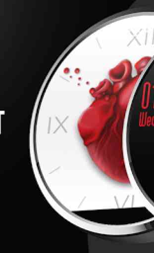 Watch Face: Realistic Heart 4