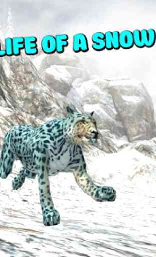 Wild Snow Leopard Simulator 3D 2