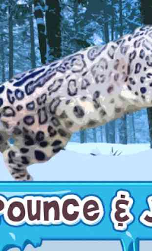 Wild Snow Leopard Simulator 3D 3