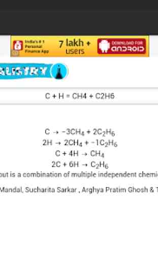Chemical Equation Balancer 3