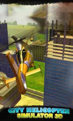 City Helicopter Simulator 3D 4