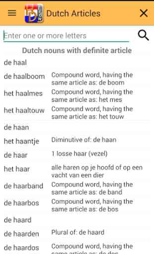 Dutch Definite Articles 2