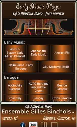 Early Music Player 1