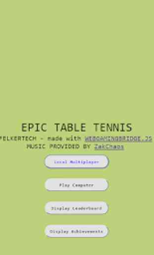 Epic Table Tennis 3