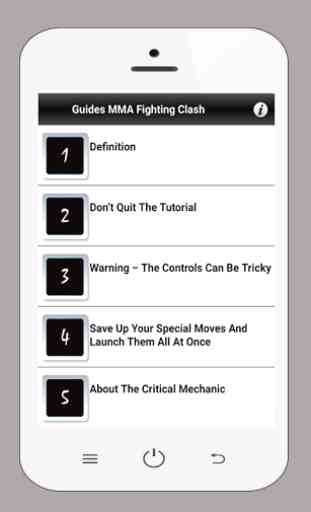 Guides MMA Fighting Clash 2
