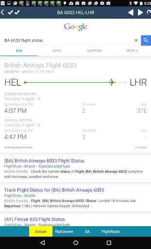 Heathrow Airport +Flight Track 4