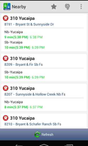 Live Bus Schedule - California 1