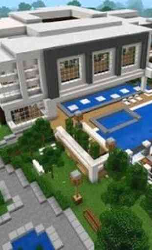 Modern Mansion map for MCPE 2