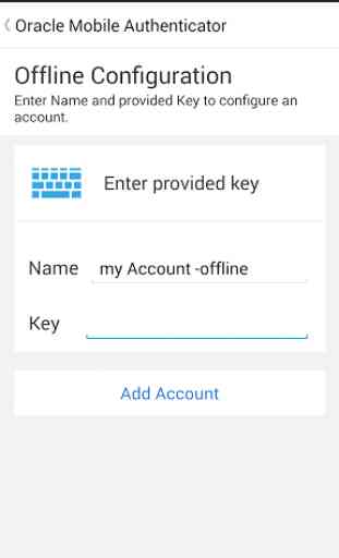 Oracle Mobile Authenticator 2