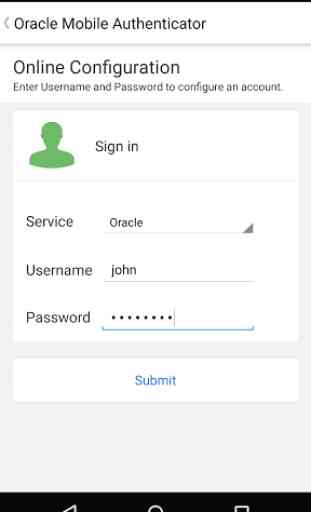 Oracle Mobile Authenticator 3