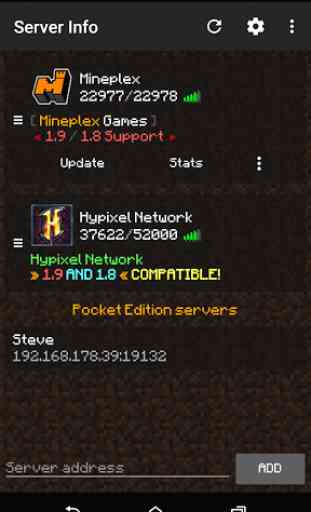 Server Info Minecraft 1