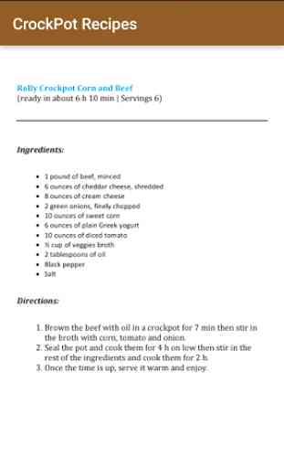 Simple Crockpot Recipes 3