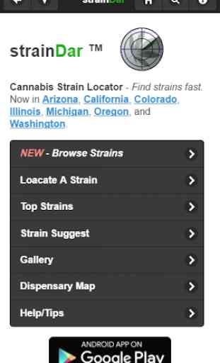 strainDar - Cannabis Locator 1