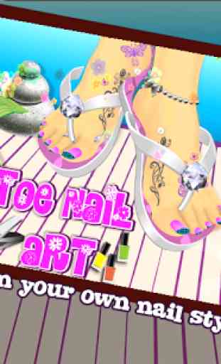 Toe Nail Art – Girls Game 1