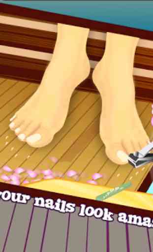 Toe Nail Art – Girls Game 4